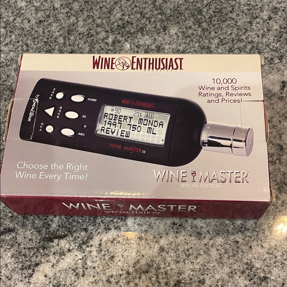 ⭐️Wine Enthusiast Wine Master Special Edition